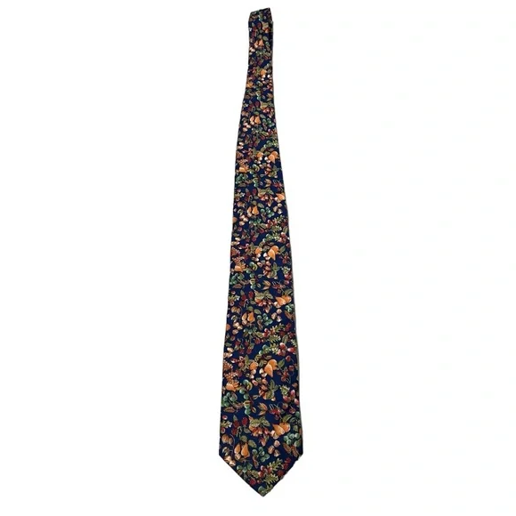 NWT, Vintage Banana Republic Safari & Travel Clothing Co Men's Cotton Floral Tie - Picture 5 of 13